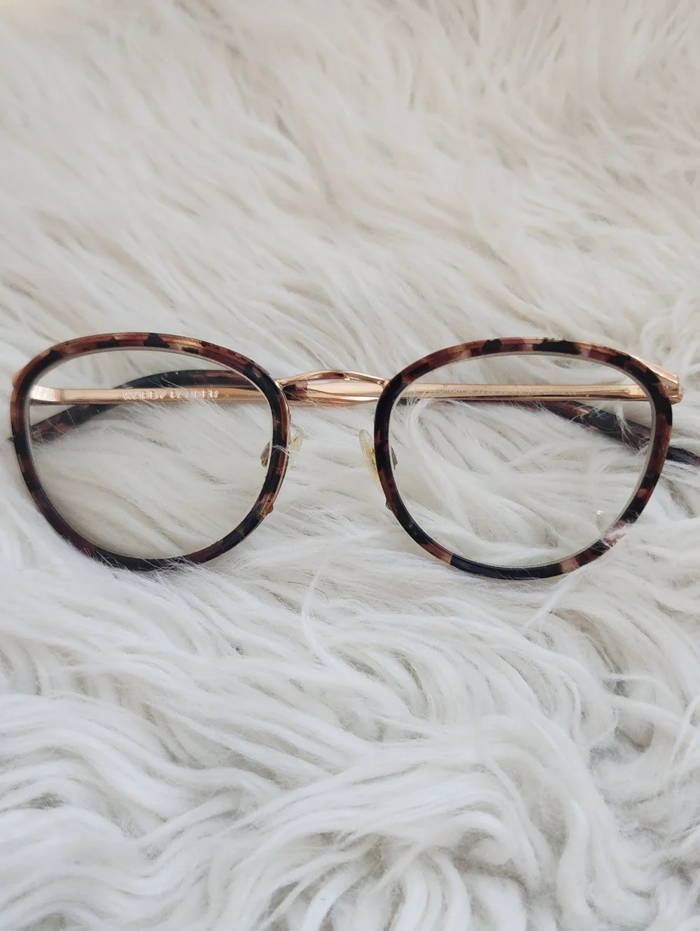 WARBY PARKER DINAH M RX GLASSES TURTOISE FRAME EXCELLENT SHAPE UNISEX